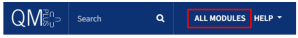 Showing All Modules button
