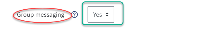 On the next page, change ‘Group message’ to ‘Yes’.