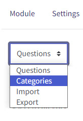 Question bank categories