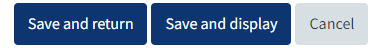 An image of the different save buttons