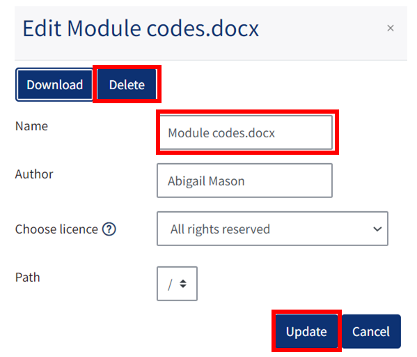 An image of the file upload box