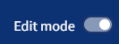 Showing the Edit mode button