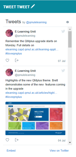 An image of a twitter feed